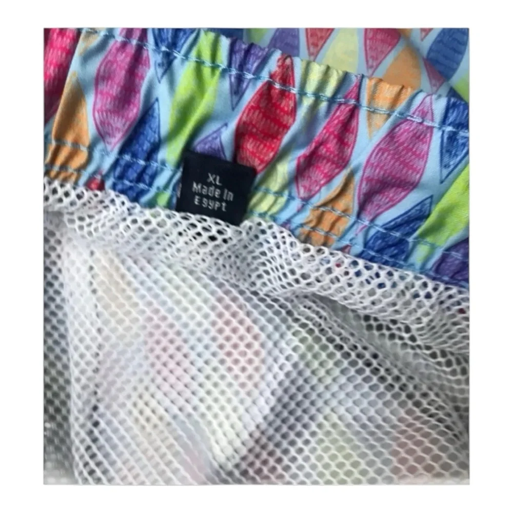 TAILORBYRD Men Size XL Cloud‎ Allover Print Brief Lined Swim Shorts Trunks Beach